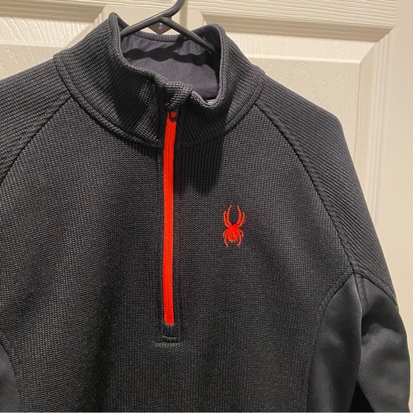 Men’s Large Spyder Half-Zip Fleece Pullover - Picture 4 of 16